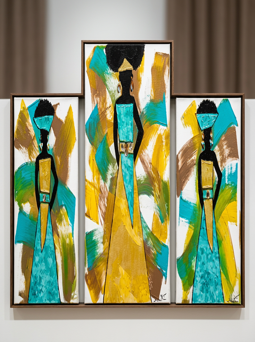 Triptych of Women