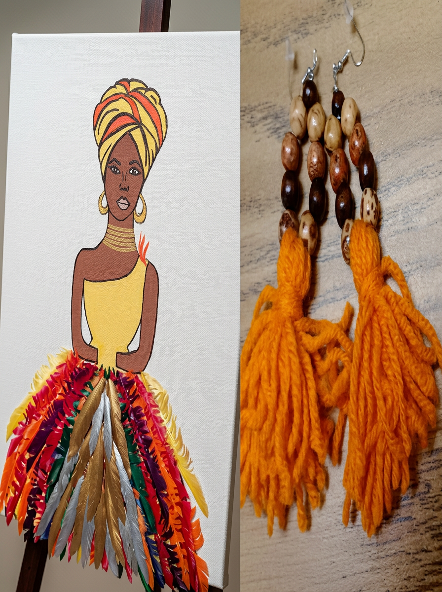Queen with Headwrap