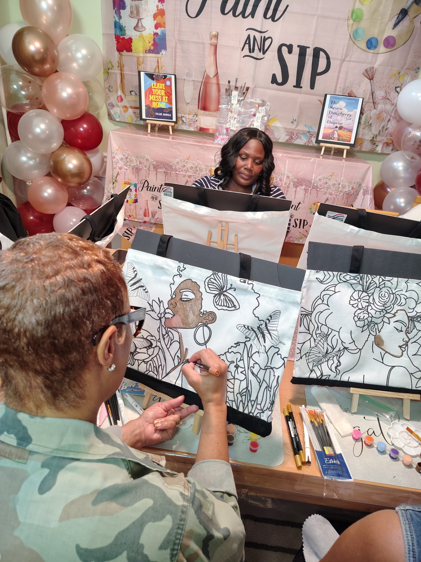 Paint & Sip Banner